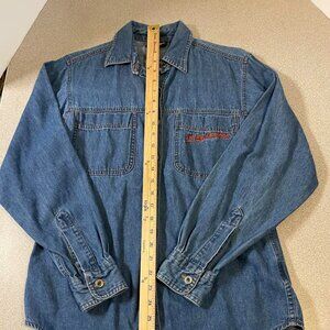 Women's Small Harley Davidson Denim Long Sleeve Shirt
